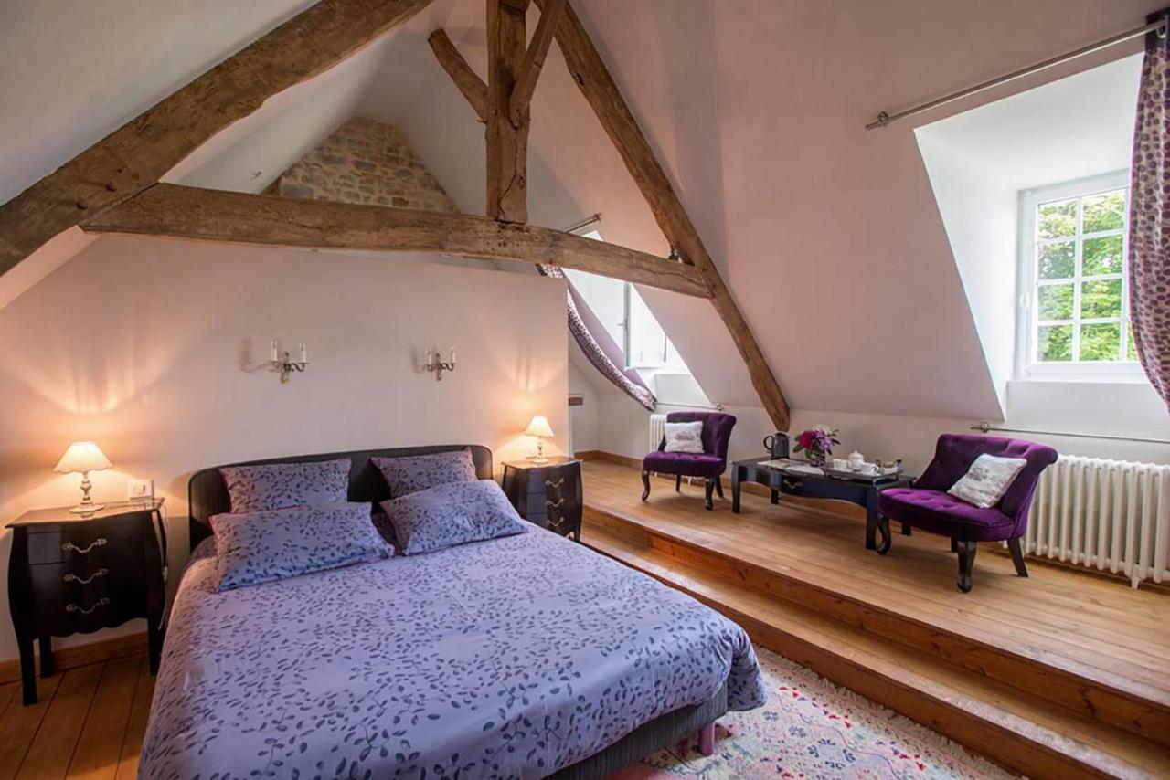 Les Goubelins Bed & Breakfast La Lande-d'Airou Bagian luar foto